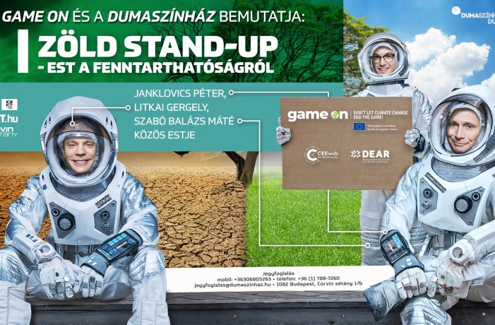 ZÖLD STAND-UP A DUMASZÍNHÁZBAN!