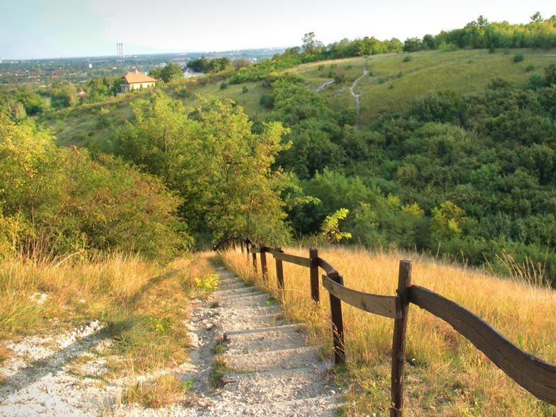 The Fundoklia educational trail in Érd, Hungary