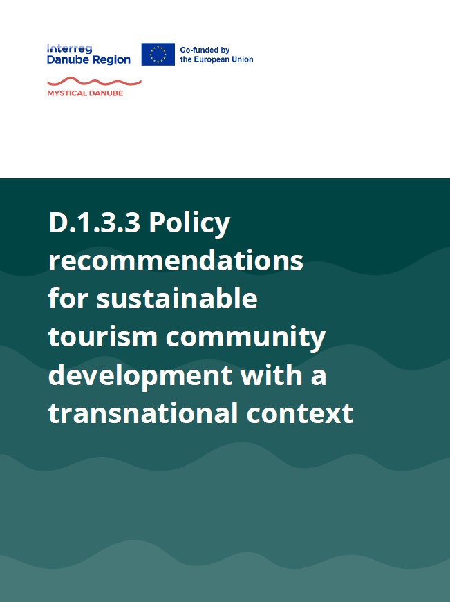 Policy recommendations for sustainable community tourism development with a transnational context