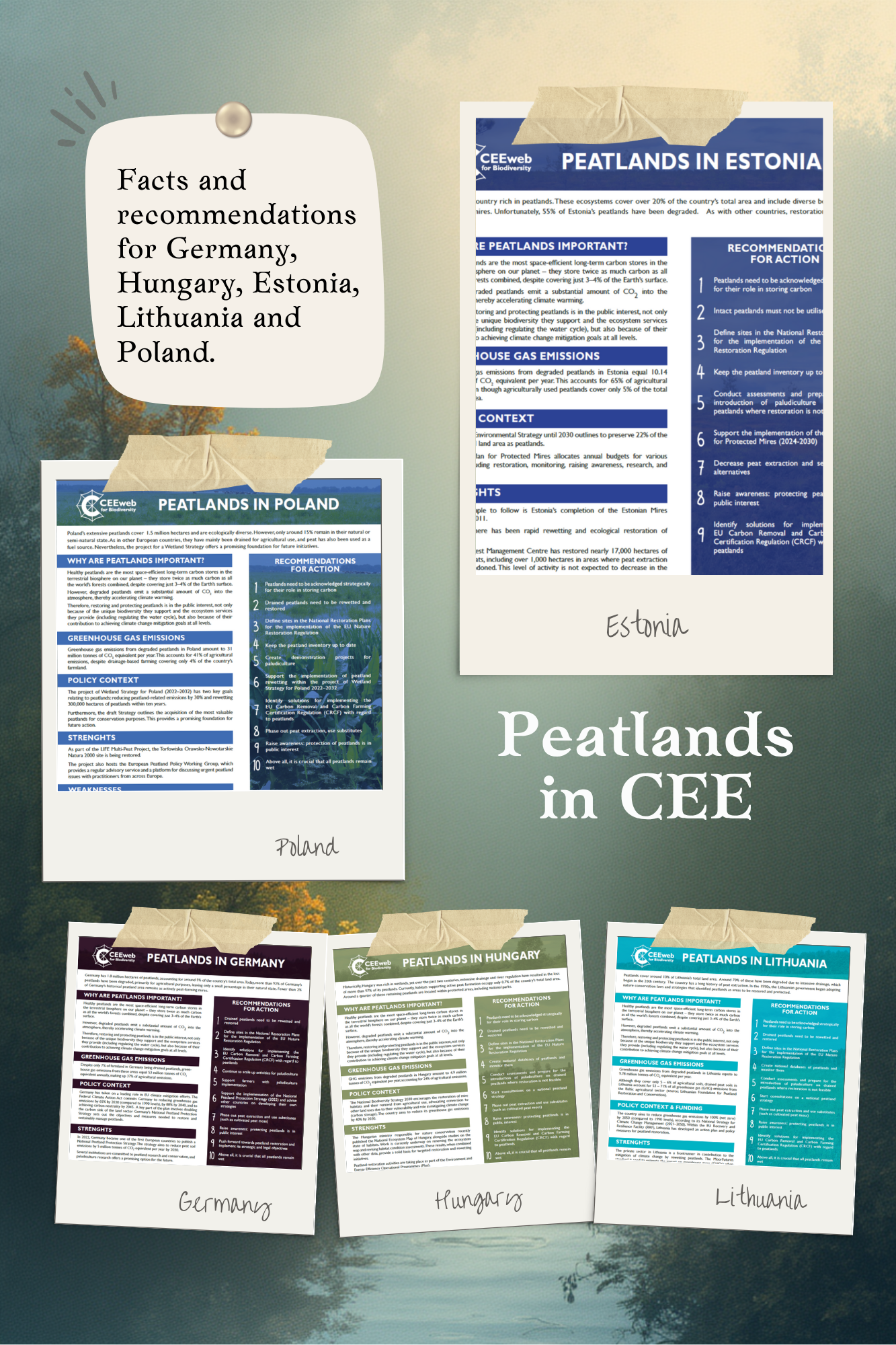 Peatlands in Central and Eastern Europe